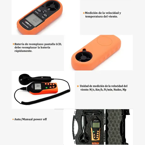 Anemómetro modelo VICTOR 816B