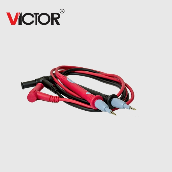 Pinza de testeo VC-ACC de 20A para multímetro digital, ideal para mediciones seguras y precisas.