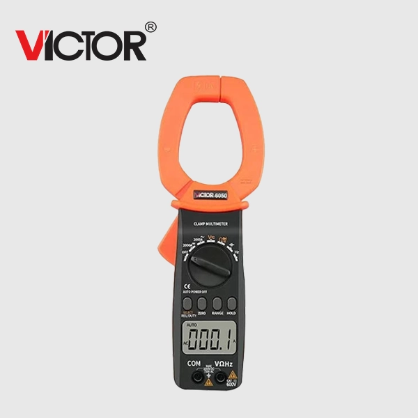 Pinza Amperimétrica Victor 6050 y 6052 para medir corriente eléctrica con precisión