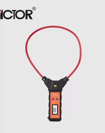 Pinza Amperimétrica Victor 690 flexible y portátil para mediciones eléctricas
