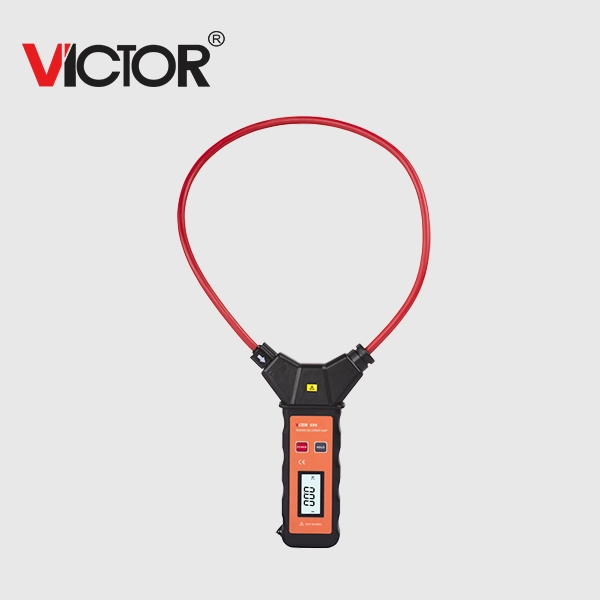 Pinza Amperimétrica Victor 690 flexible y portátil para mediciones eléctricas